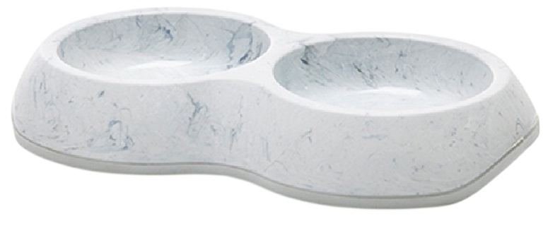 Миска Savic Delice Double Marble мраморная белый для животных 200 мл 