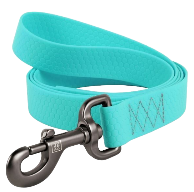 Поводок WAUDOG Waterproof светящийся для собак 2,5*183 см
