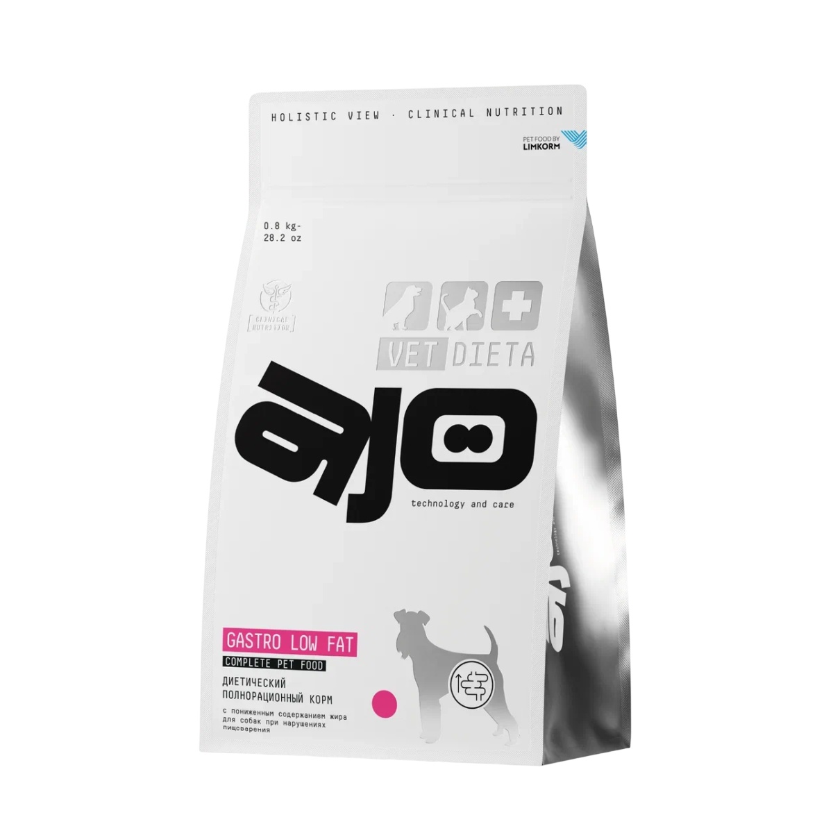 AJO Vet Dieta Gastro Low Fat для собак