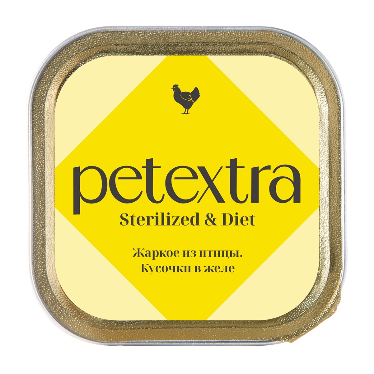 Petextra Жаркое из птицы в желе ламистер для кошек 100 г