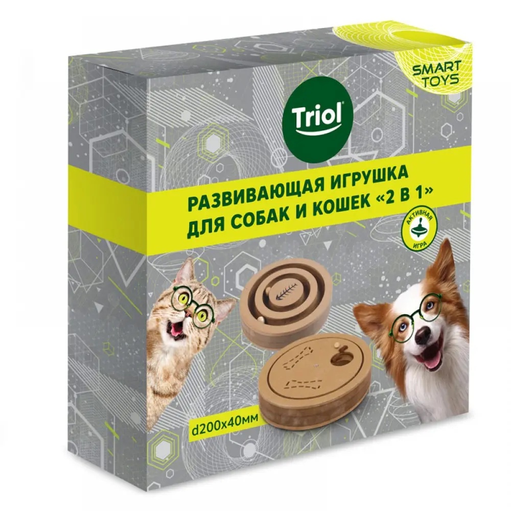 Игрушка Triol SMART TOYS развивающая 2 в 1 для животных 20*4 см