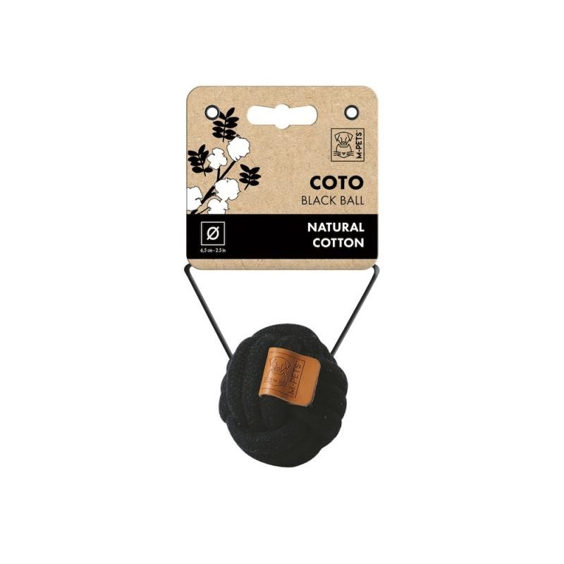 Игрушка Mpets мяч черный для собак 15 см