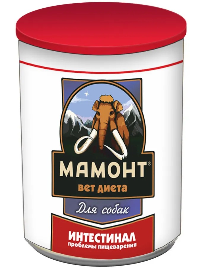 Мамонт VET Diet Интестинал консерва для собак 525 г