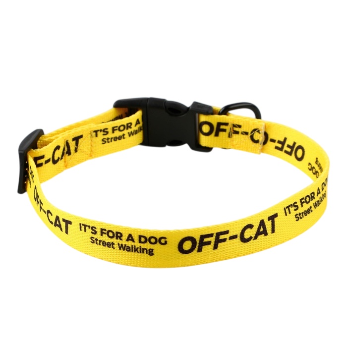 Комплект Пижон Off-cat поводок и ошейник для собак 2 м/28-46 см