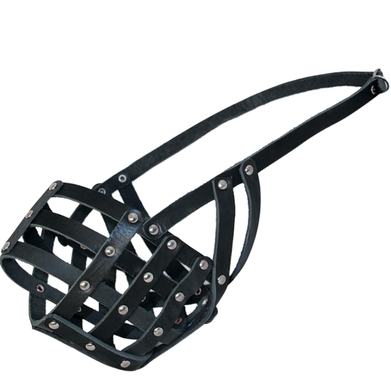 Намордник Gamma кожаный №5 для собак 18*12*18 см