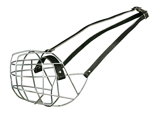 Намордник Каскад №6 (кавказец, дог, ротвейлер) металл в ассортименте для собак