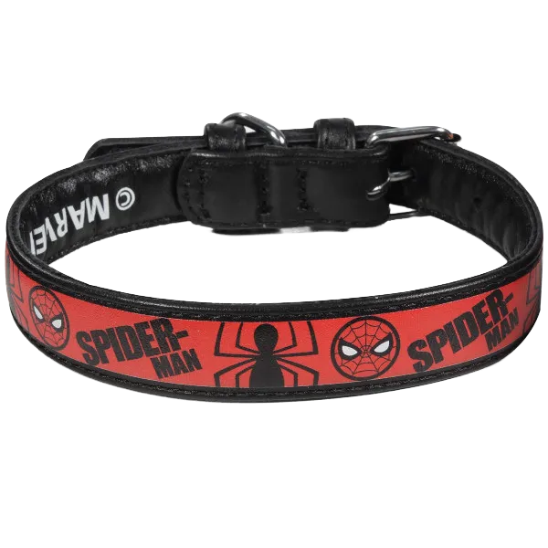 Ошейник Triol Marvel Человек-паук кожаный L для собак 2,5*38-49 см