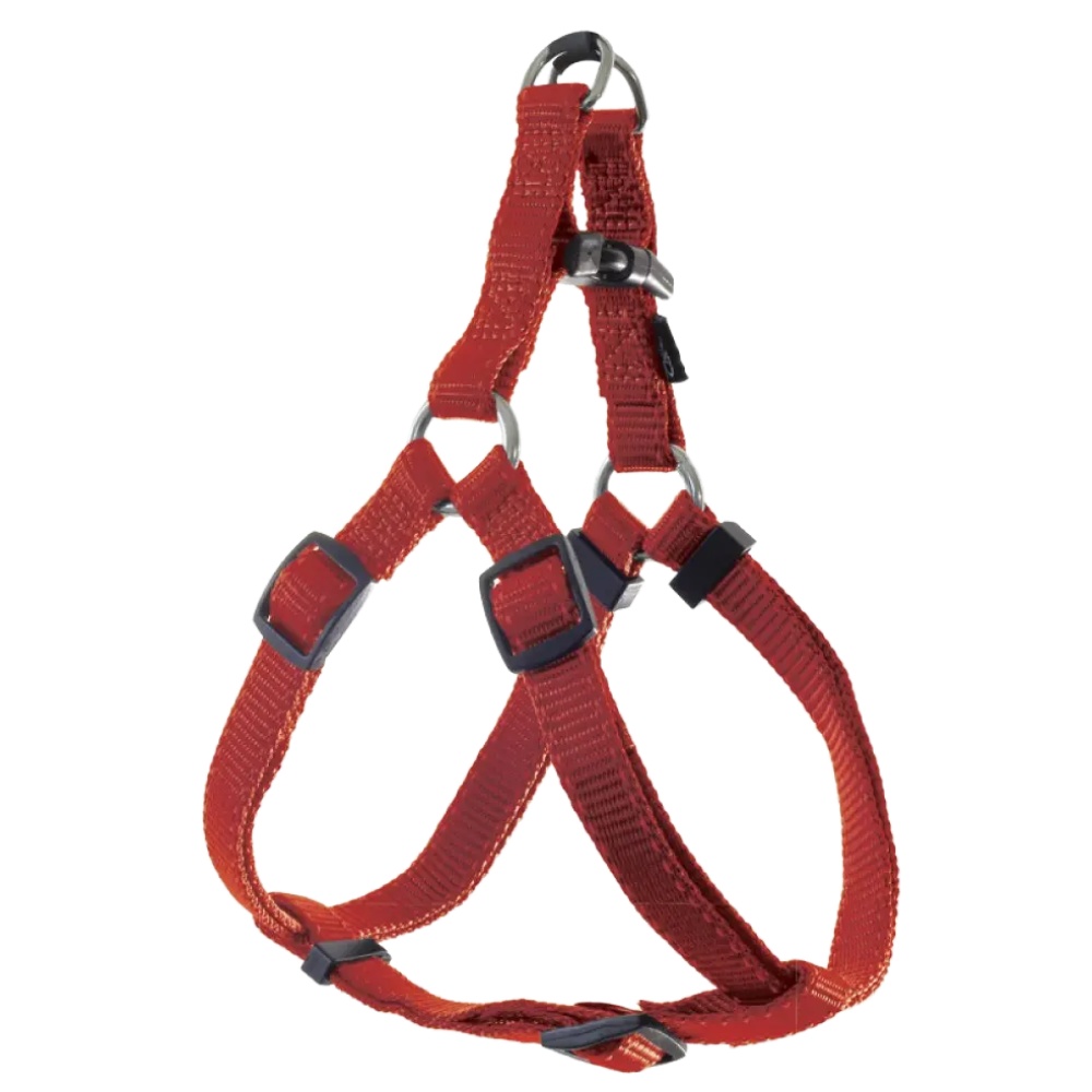 Шлейка Triol Стандарт нейлон красный для собак размер М