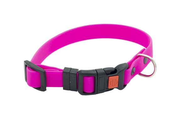 Ошейник Каскад с фастексом биотан розовый для собак 20-31см