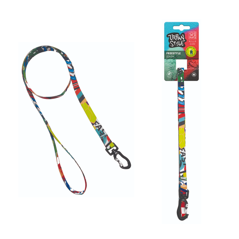 Поводок Mpets Urban style полиэстер цветной для собак М 1,9*120 см