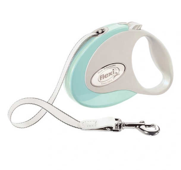 Поводок-Рулетка Flexi Style S Мятный (до 12 кг) 3 м трос д/соб