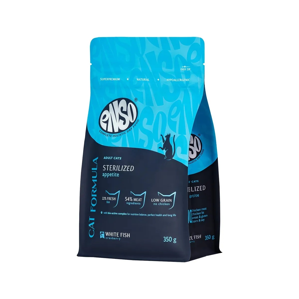 Enso Sterilized Adult Белая рыба/клюква для кошек 350 г