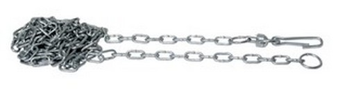 Цепь Каскад привязная блестящая короткое звено для собак 4мм*3м