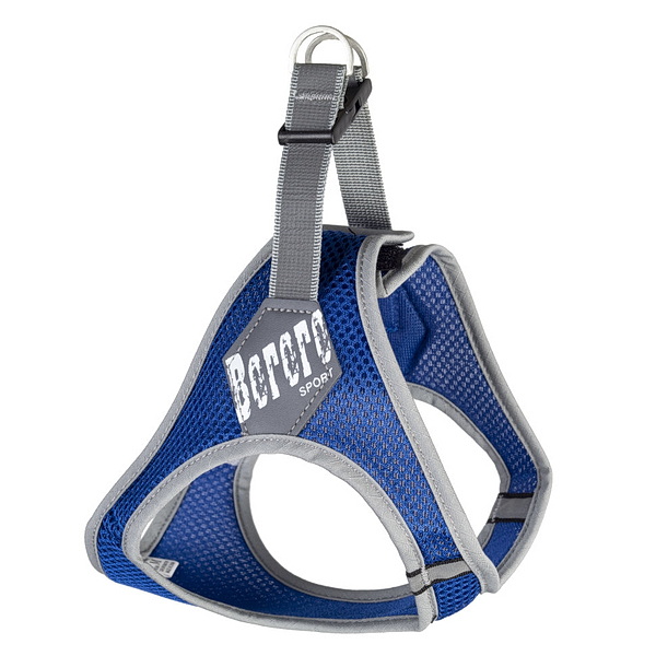 Шлейка-жилетка Marli анатомическая голубая L для собак 48-56см