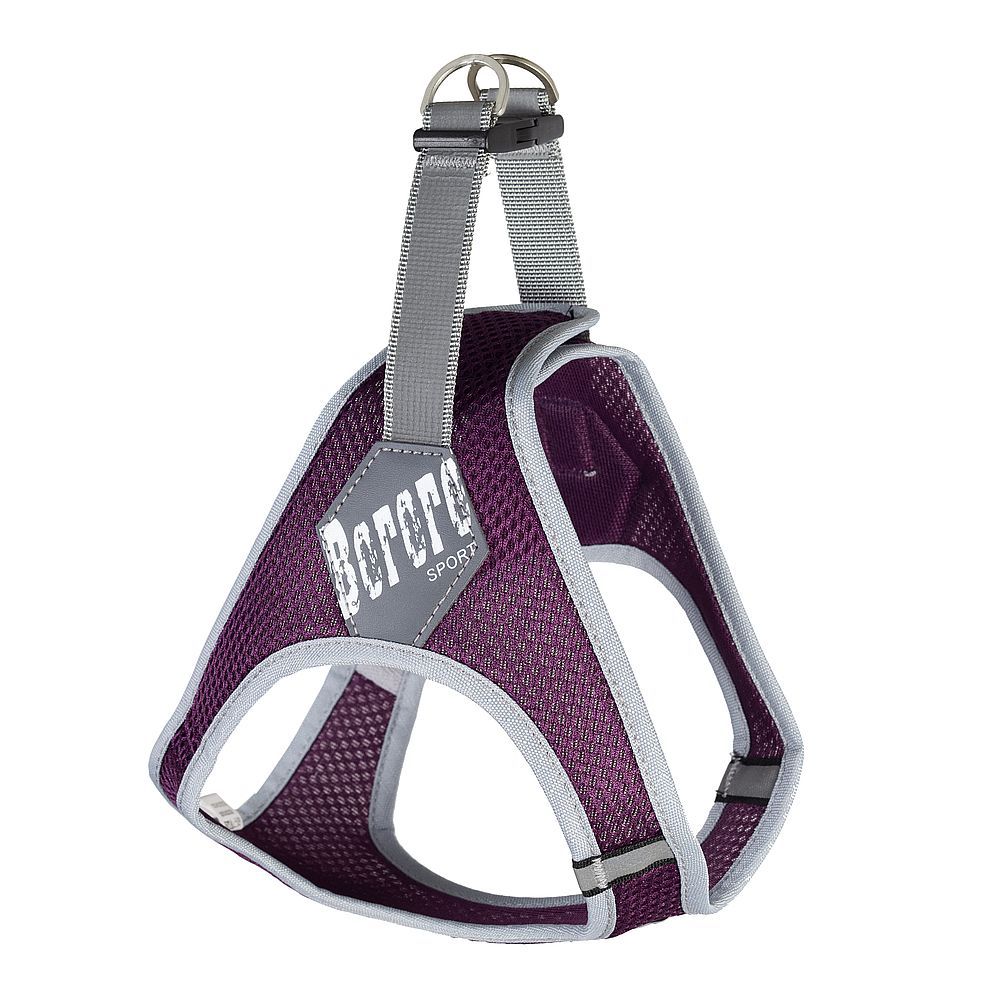 Шлейка-жилетка Marli анатомическая фиолетовая для собак 1