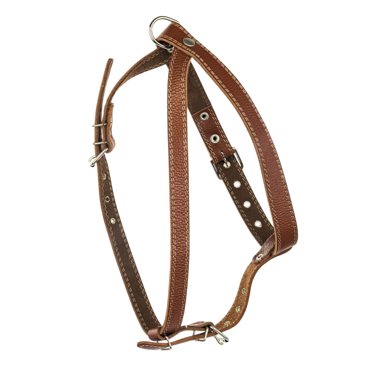 Шлейка Челябинская кожа универсальная средняя для собак 1