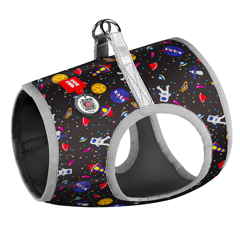 Шлейка WAUDOG NASA c QR паспортом S2 для собак 43-45*46-50