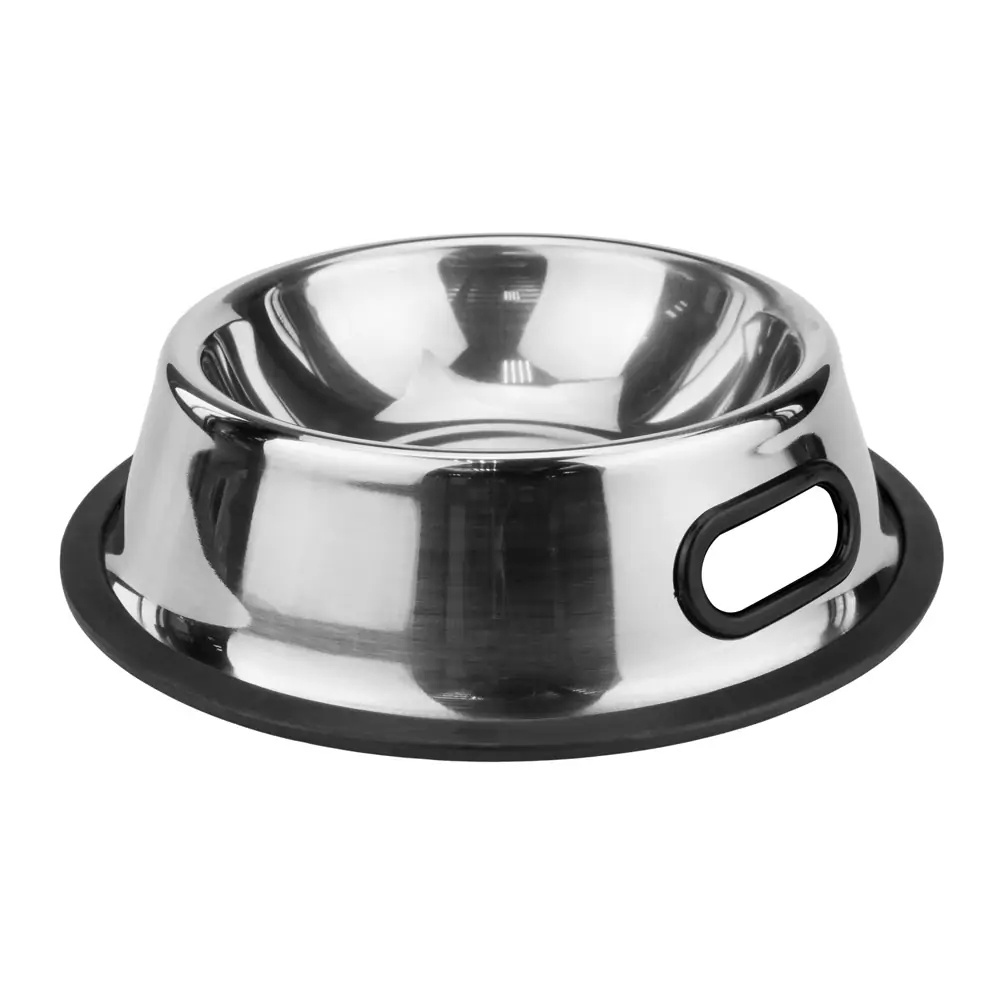 Миска Nunbell с защитным ободком металл для животных 1 л