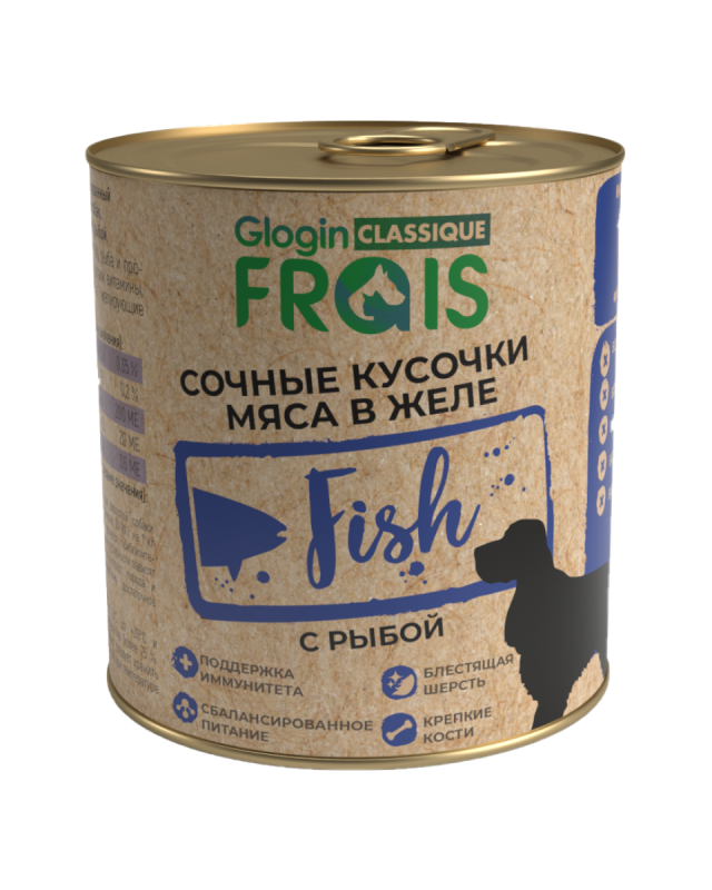 Frais Holistic Dog Рыба в желе консервы для собак 850 г