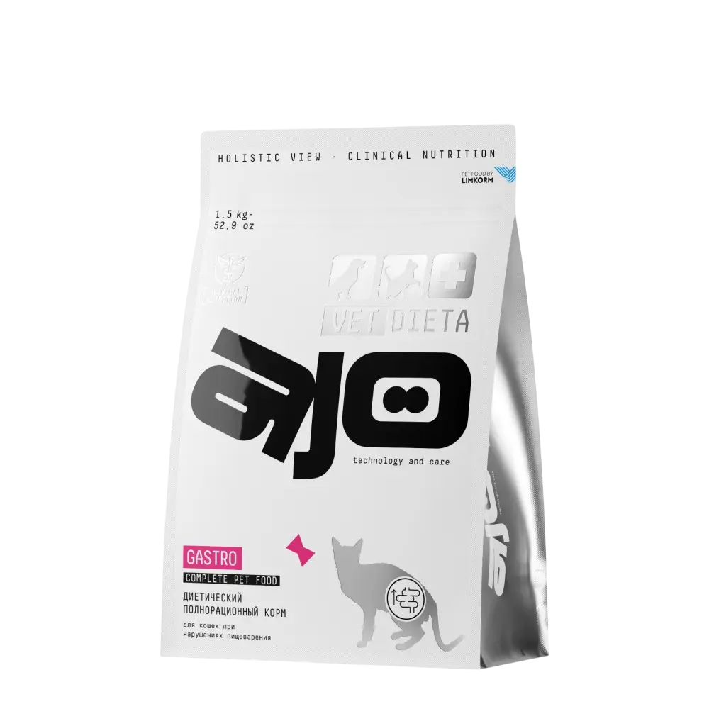 AJO Vet Dieta Gastro для кошек