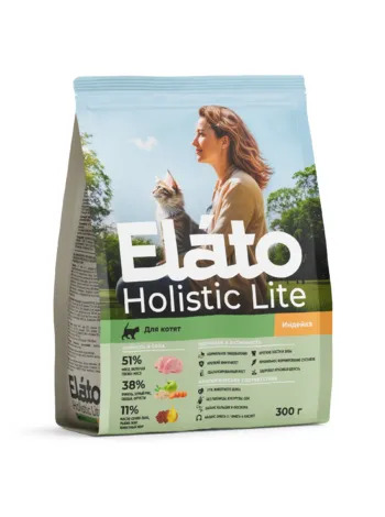 Elato Holistic Lite Kitten Курица-индейка