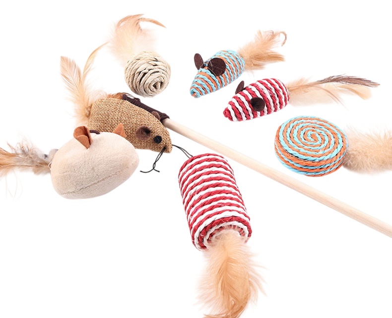Набор игрушек PetFashion Котейка 7 шт для кошек