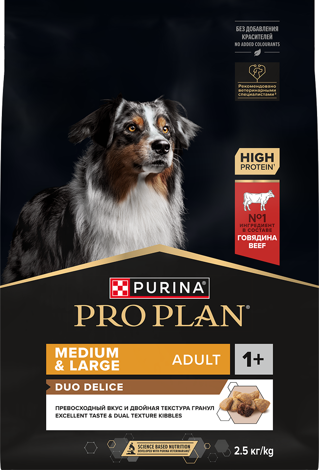 Pro Plan Duo Delice Adult Говядина/Рис для собак