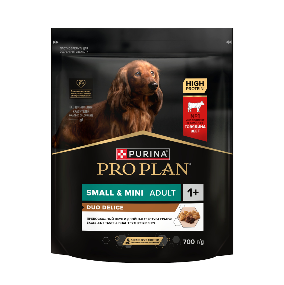 Pro Plan Duo Delice Small Adult Говядина/Рис для собак