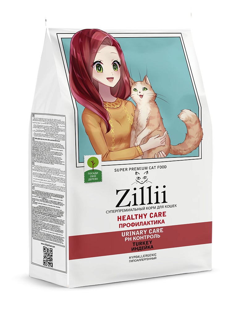ZILLII HEALTHY CARE Urinary Care Индейка для кошек
