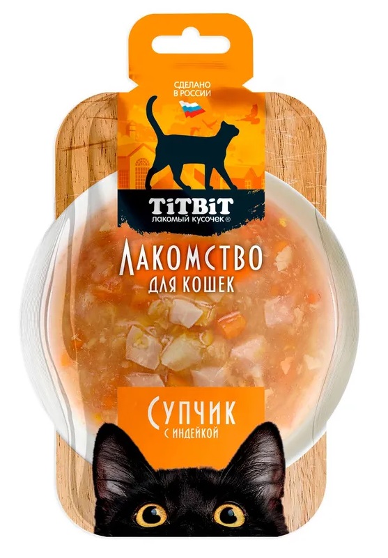 Лакомство TitBit Бульон Домашняя курочка для кошек 55 г