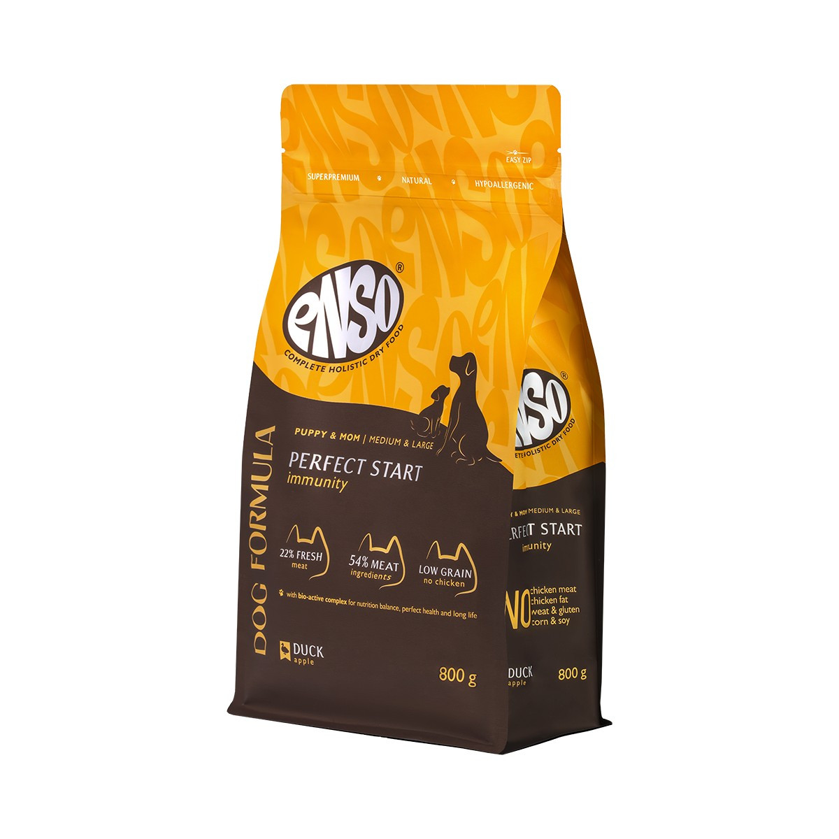 Enso Natural Medium Puppy Perfect start утка и яблоко для собак