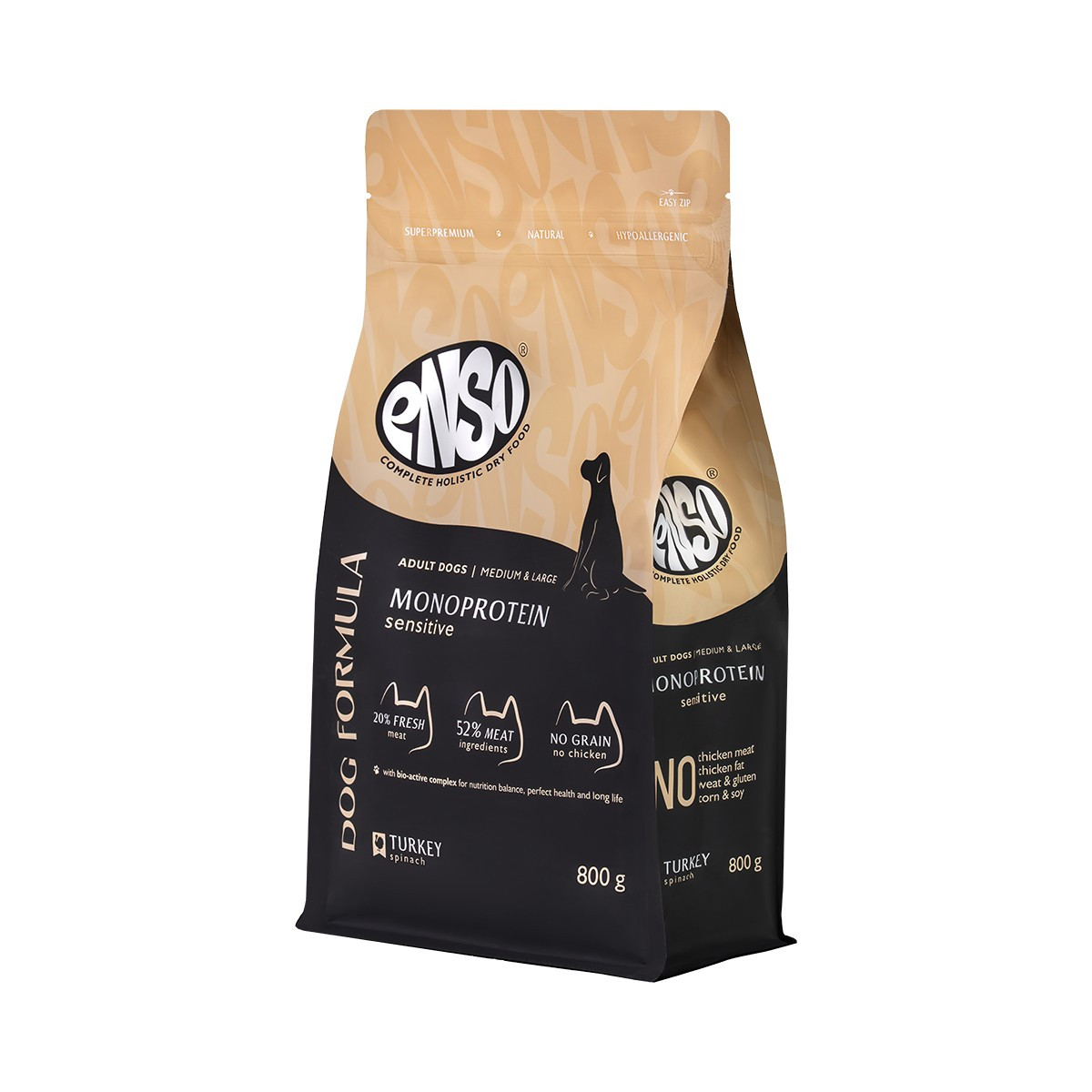 Enso Monoprotein Medium Adult индейка и шпинат для собак
