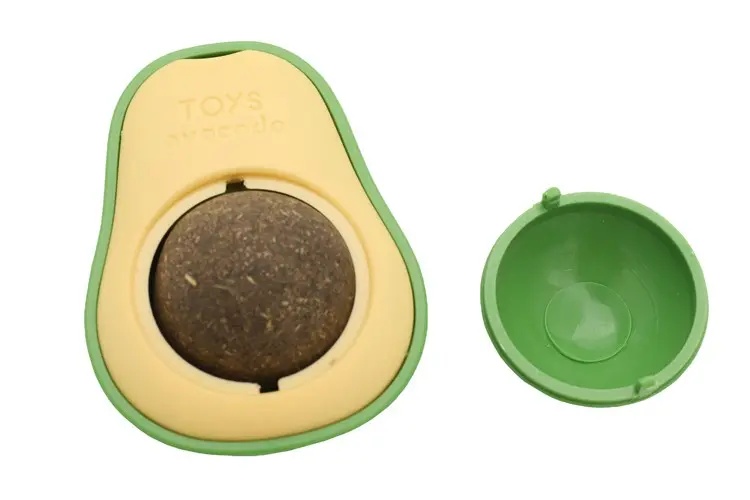 Игрушка Nunbell Авокадо с кошачьей мятой для кошек 6*4 см
