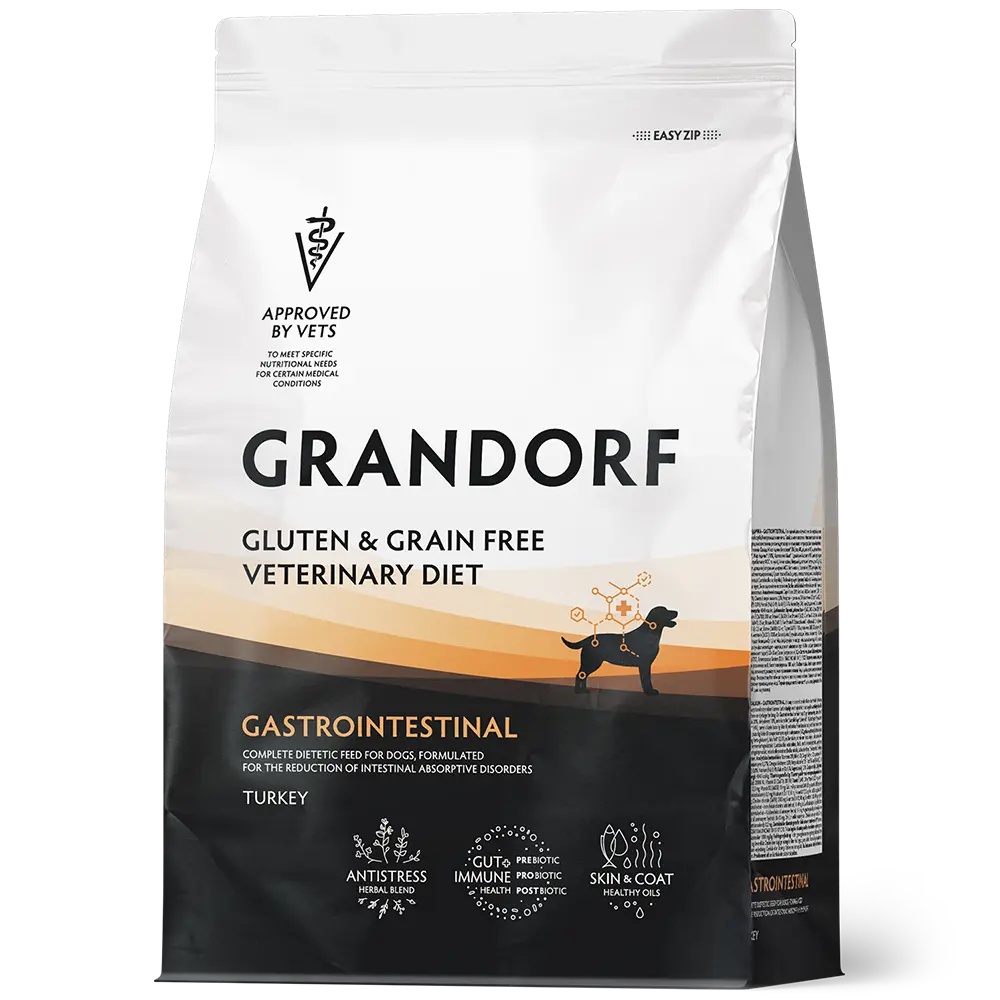 Grandorf Veterinary Diet Gastrointestinal Индейка для собак