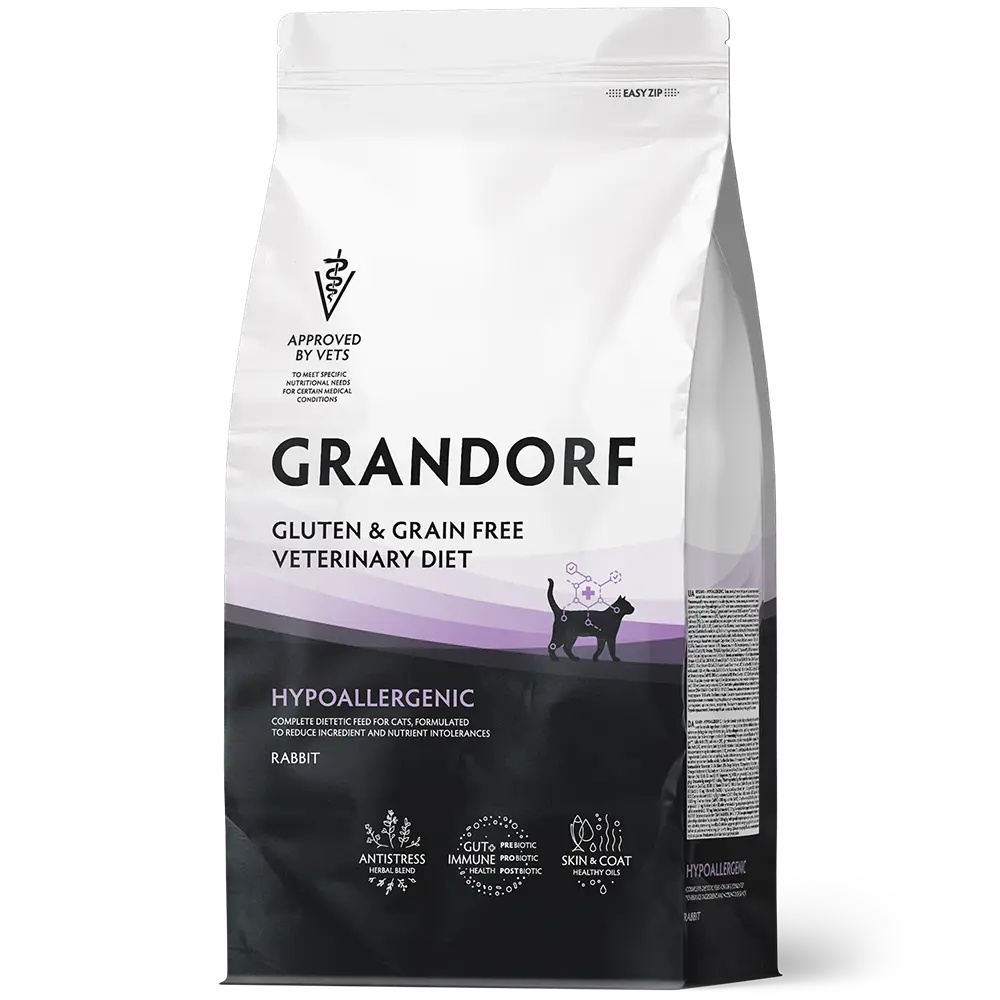 Grandorf VetDiet Hypoallergenic Кролик для кошек