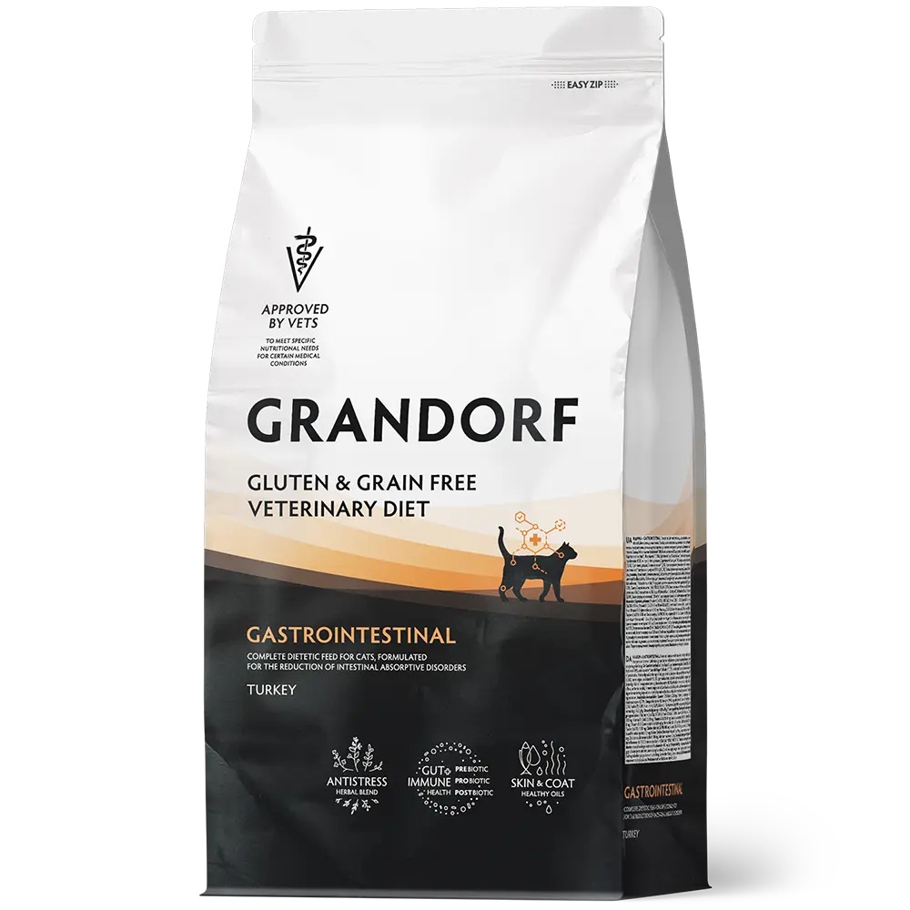 Grandorf Veterinary Diet Gastrointestinal Индейка для кошек