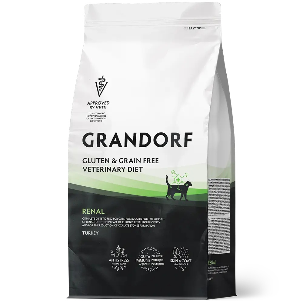 Grandorf Veterinary Diet Renal Индейка для кошек