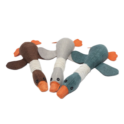 Игрушка Wogy Утка ринговая ткань для собак 23*15*5 см