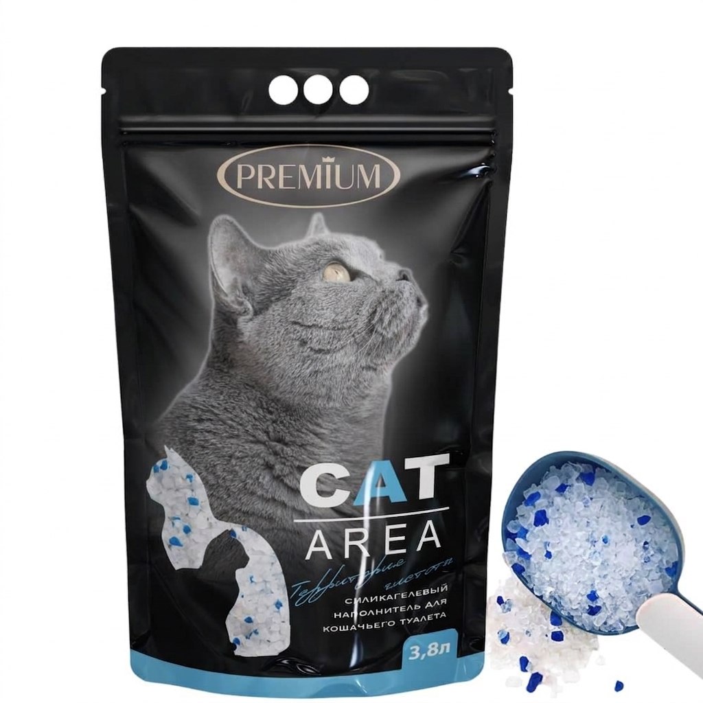 Наполнитель Cat Area силикагелевый для кошек 1