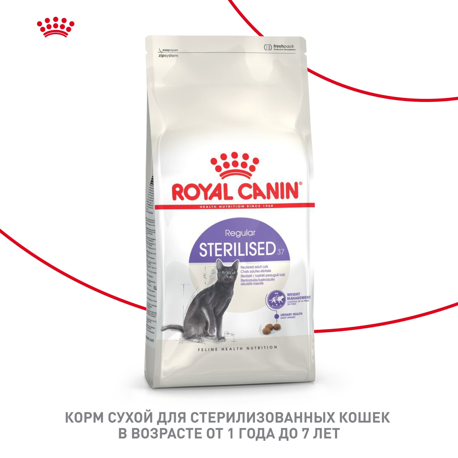 Royal Canin Sterilised для стерилизованных кошек 12