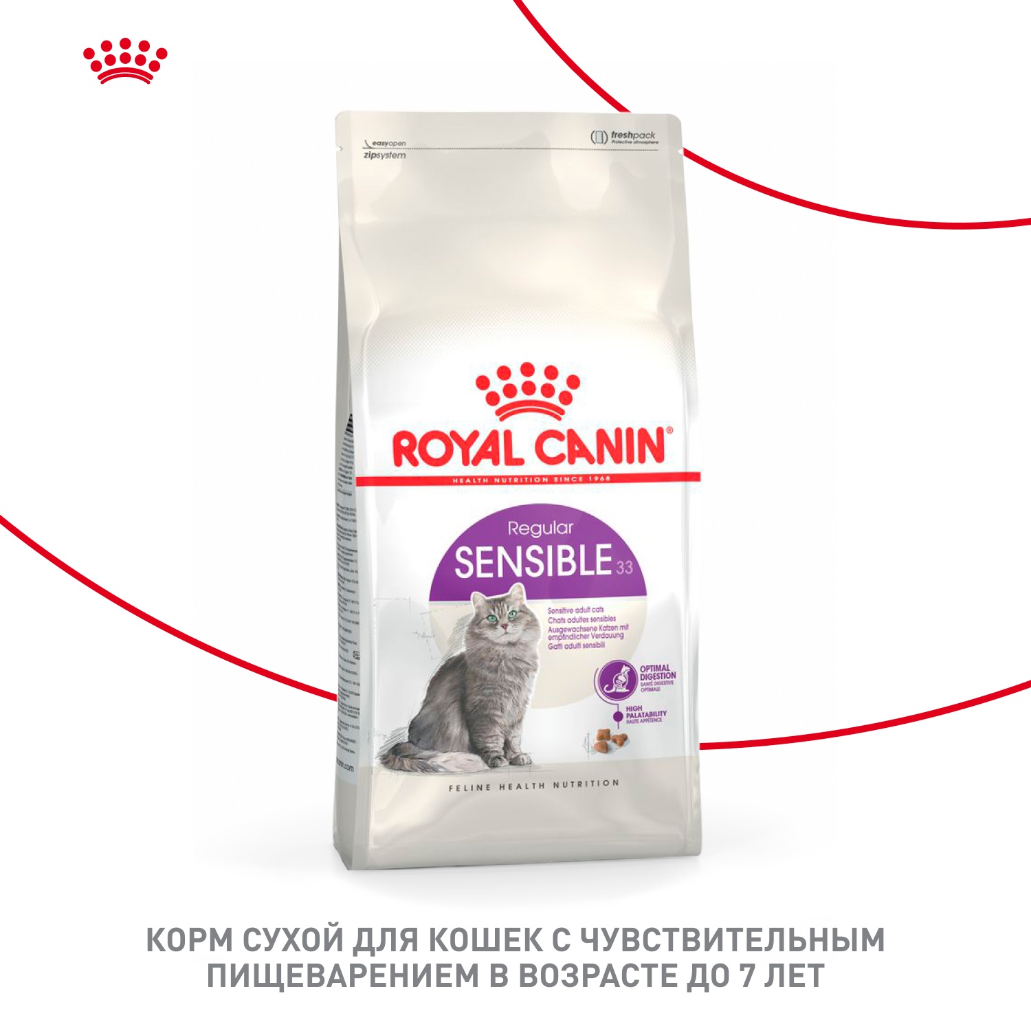 Royal Canin Sensible для кошек 10