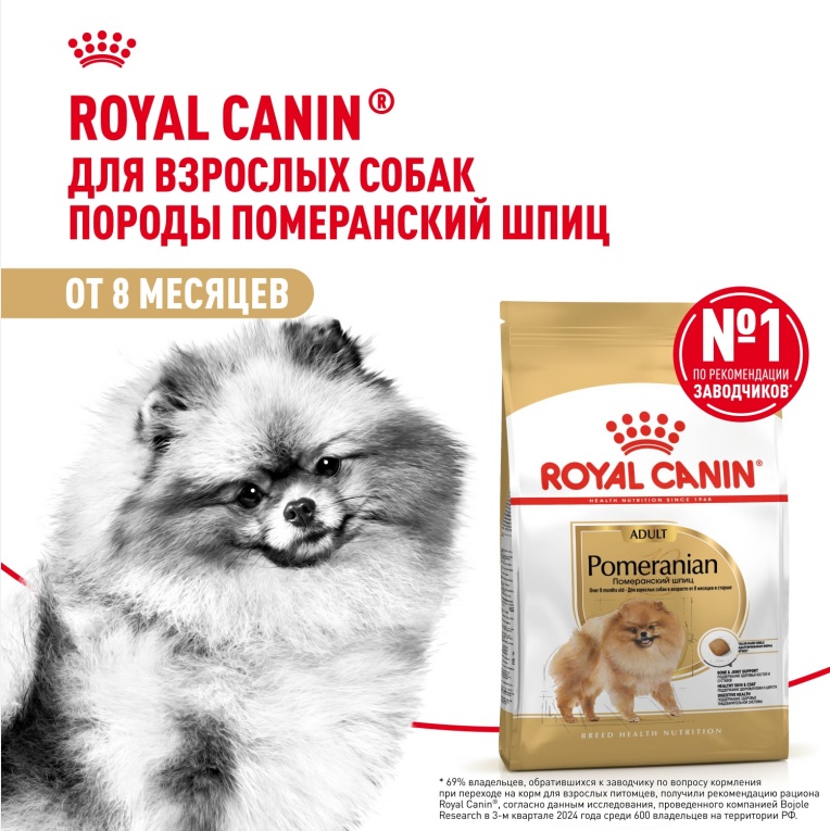 Royal Canin Pomeranian Adult для собак 2