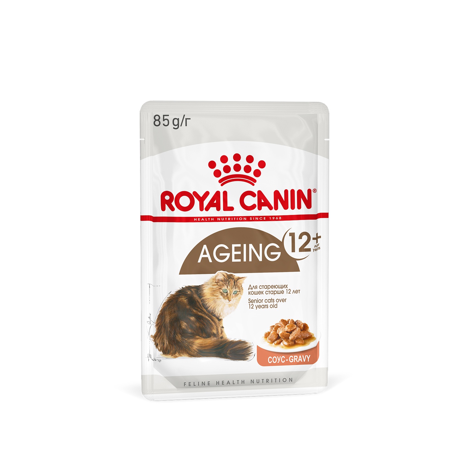 Royal Canin Ageing 12+ в соусе пауч для кошек 85 г