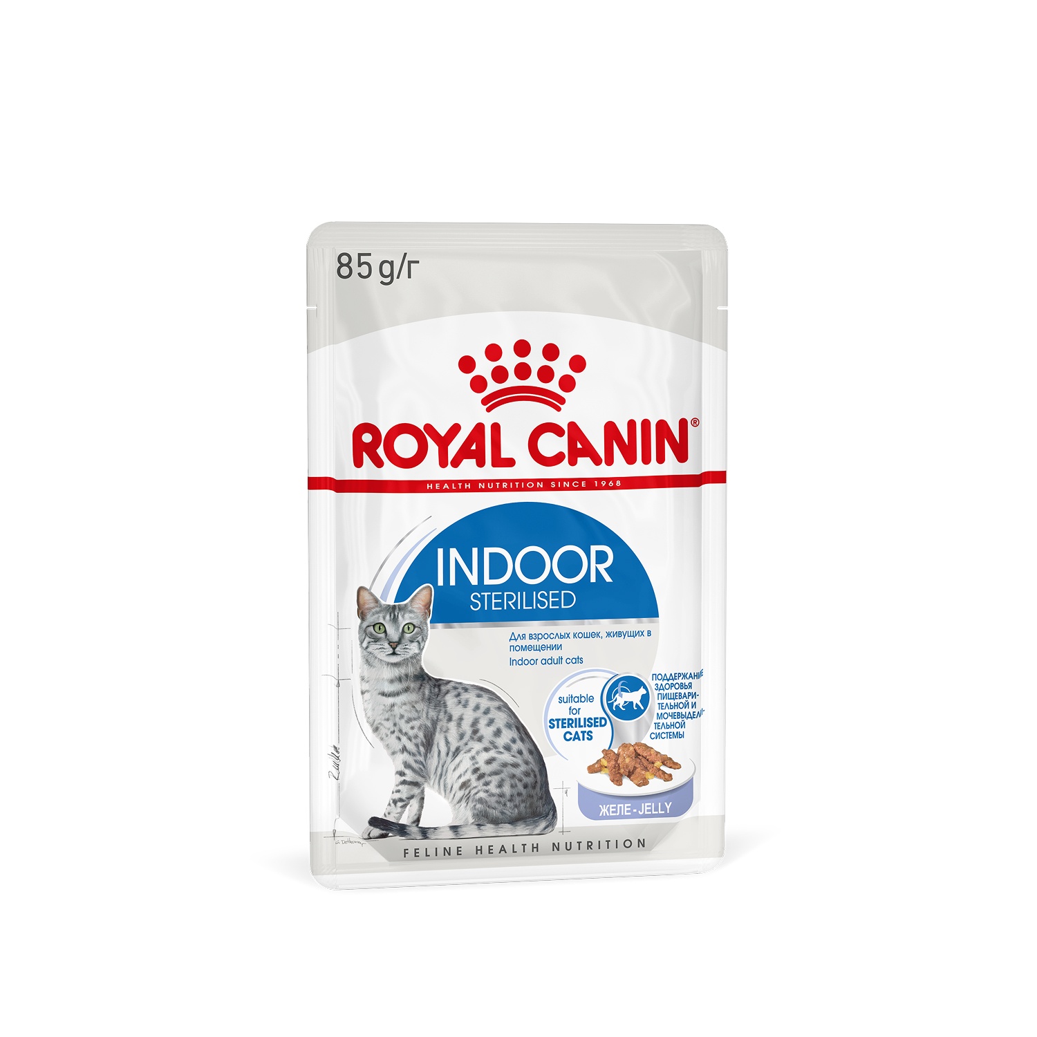 Royal Canin Indoor Sterilised желе пауч для кошек 85 г	
