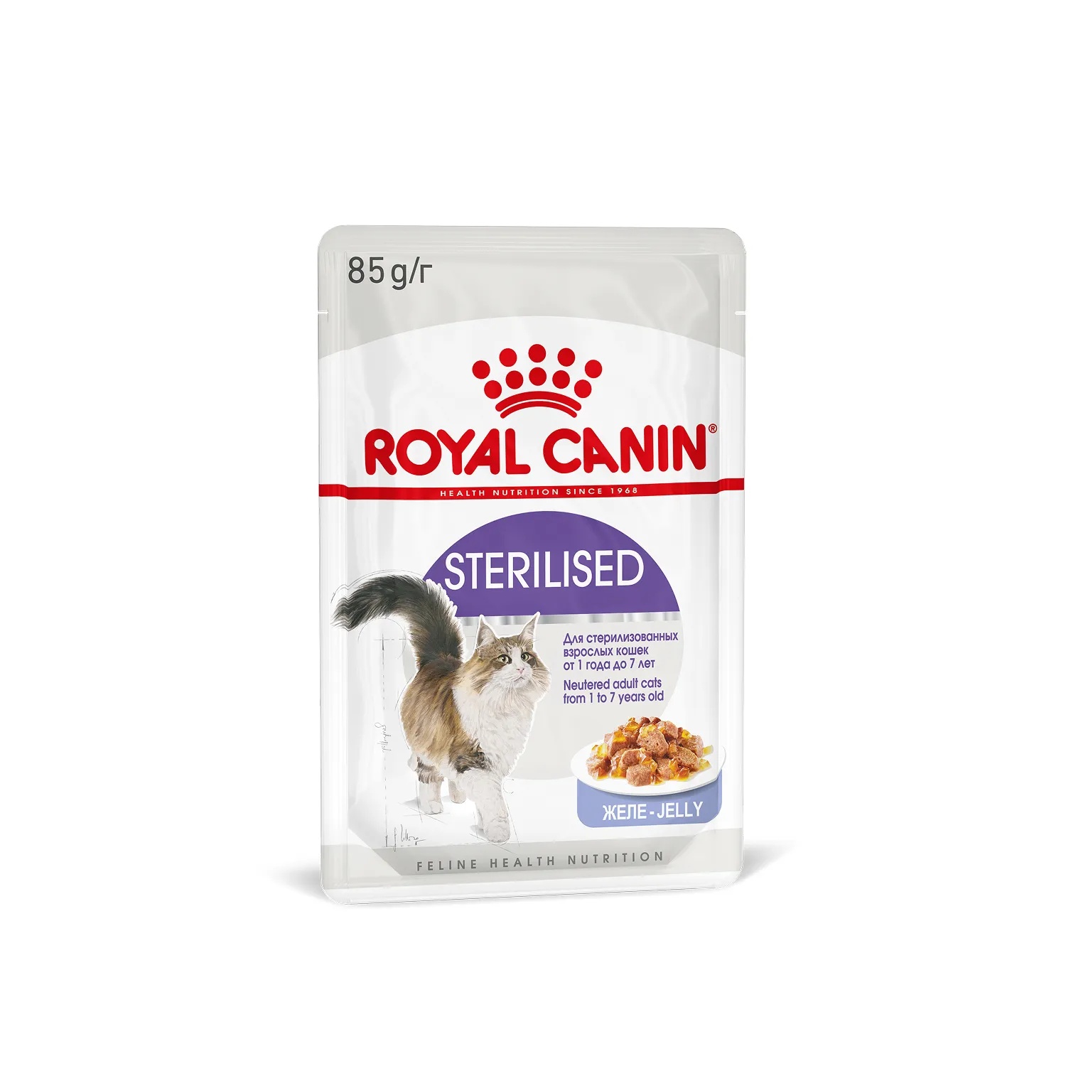 Royal Canin Sterilised в желе пауч для кошек 85 г