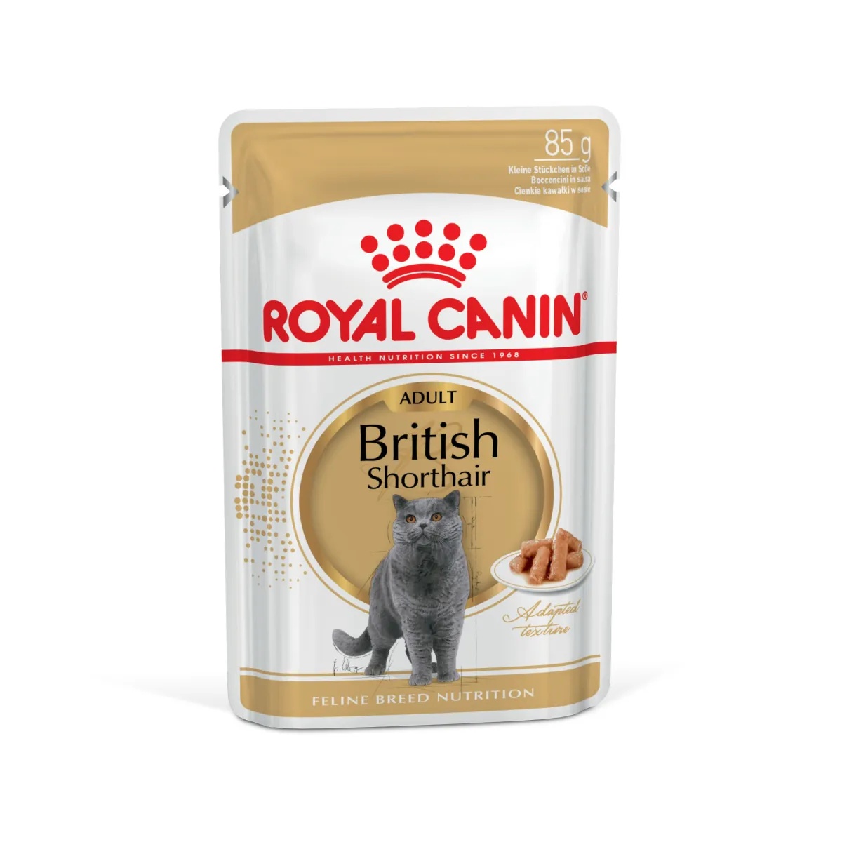 Royal Canin British Shorthair Adult в соусе пауч для кошек 85 г