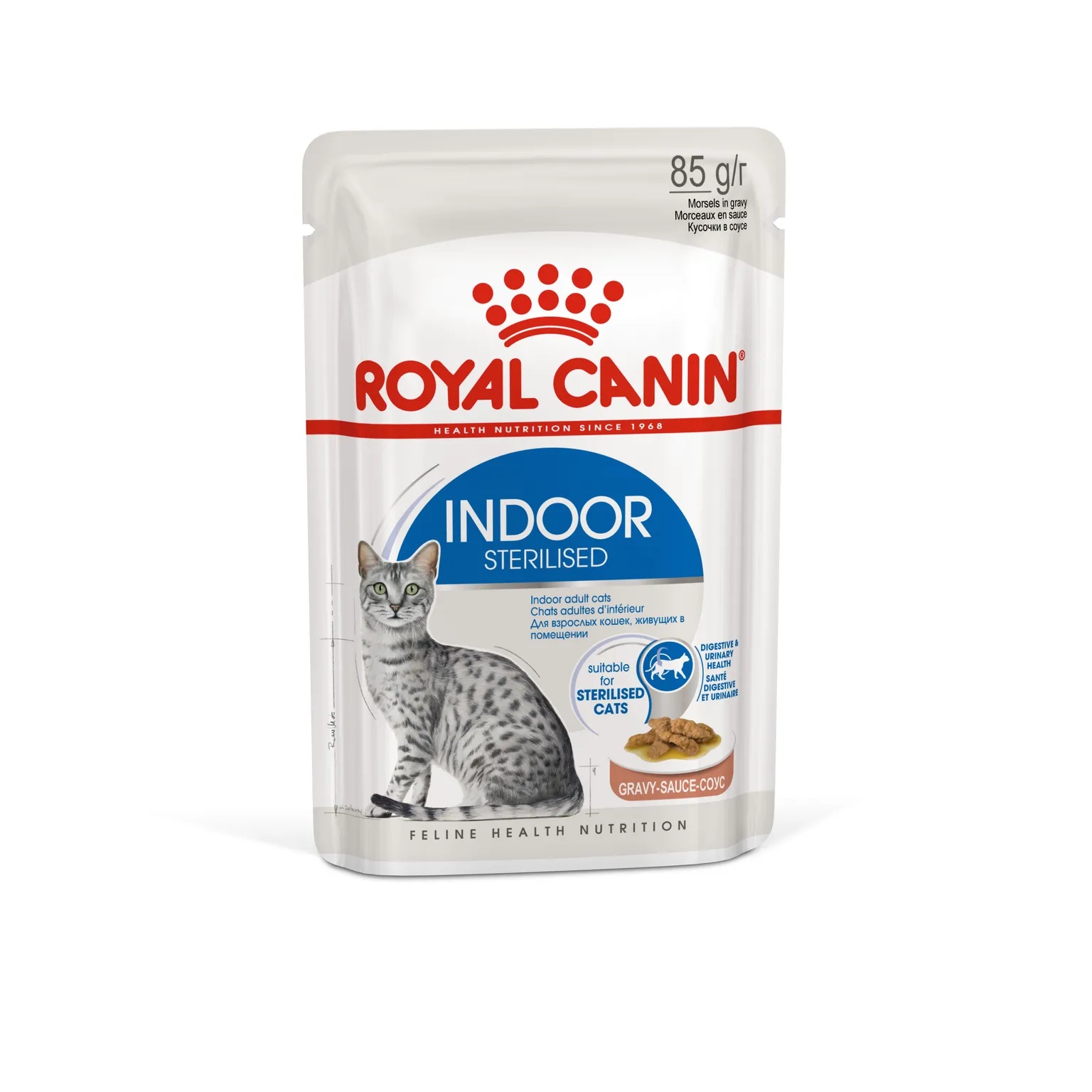 Royal Canin Indoor Sterilised соус пауч для кошек 85 г