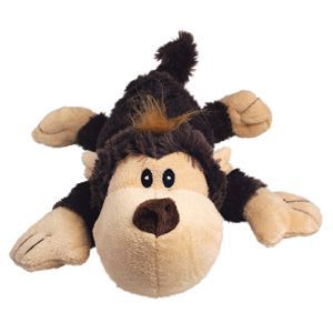Игрушка KONG для собак "Кози Натура" (обезьянка, барашек, лось) плюш, средние 23 см 1