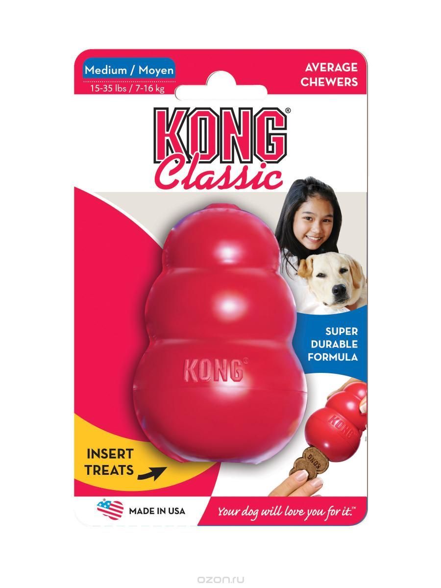 Игрушка Kong Классик средняя для собак 8 см 2