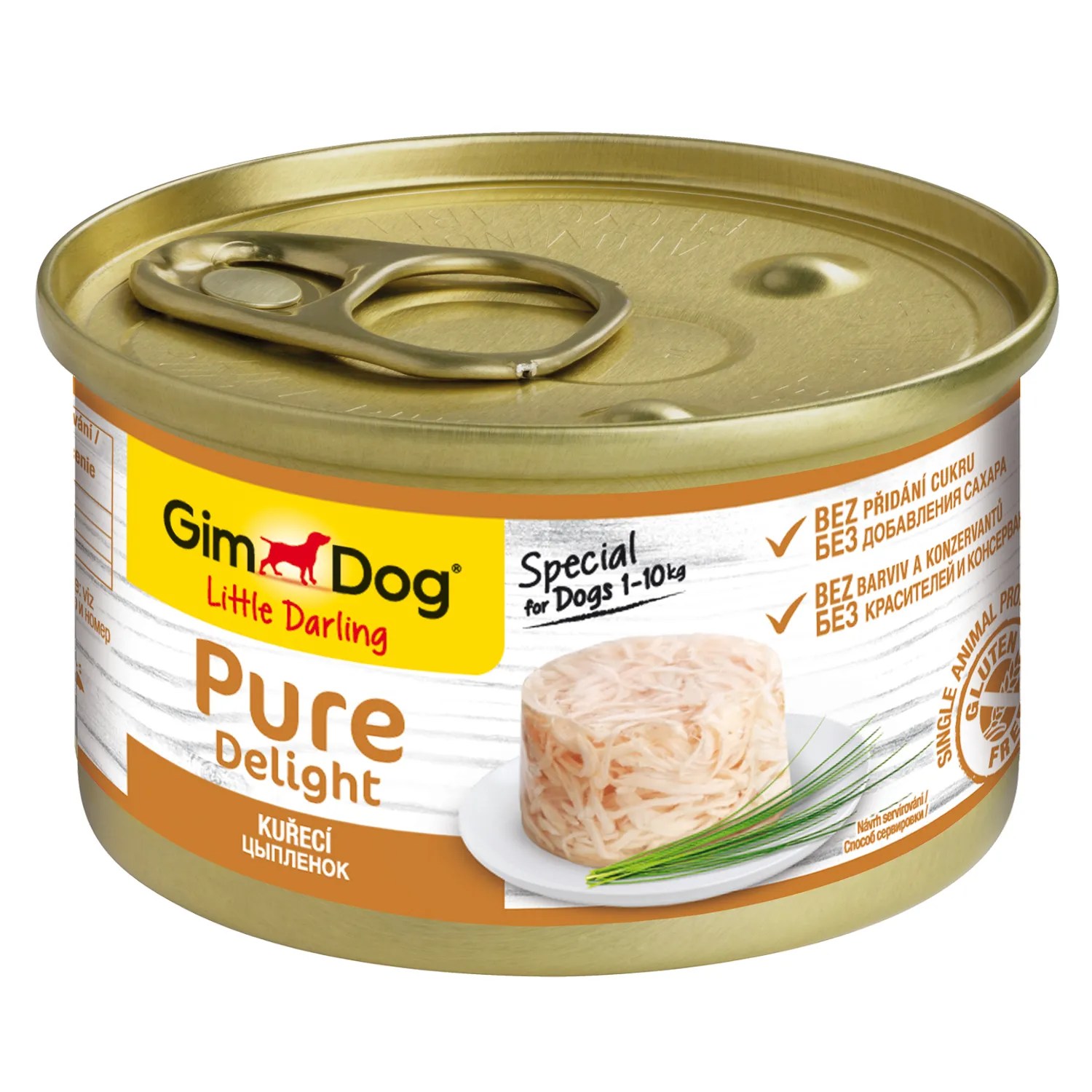 GimDog Pure Delight Цыпленок консервы для собак 85 г 1